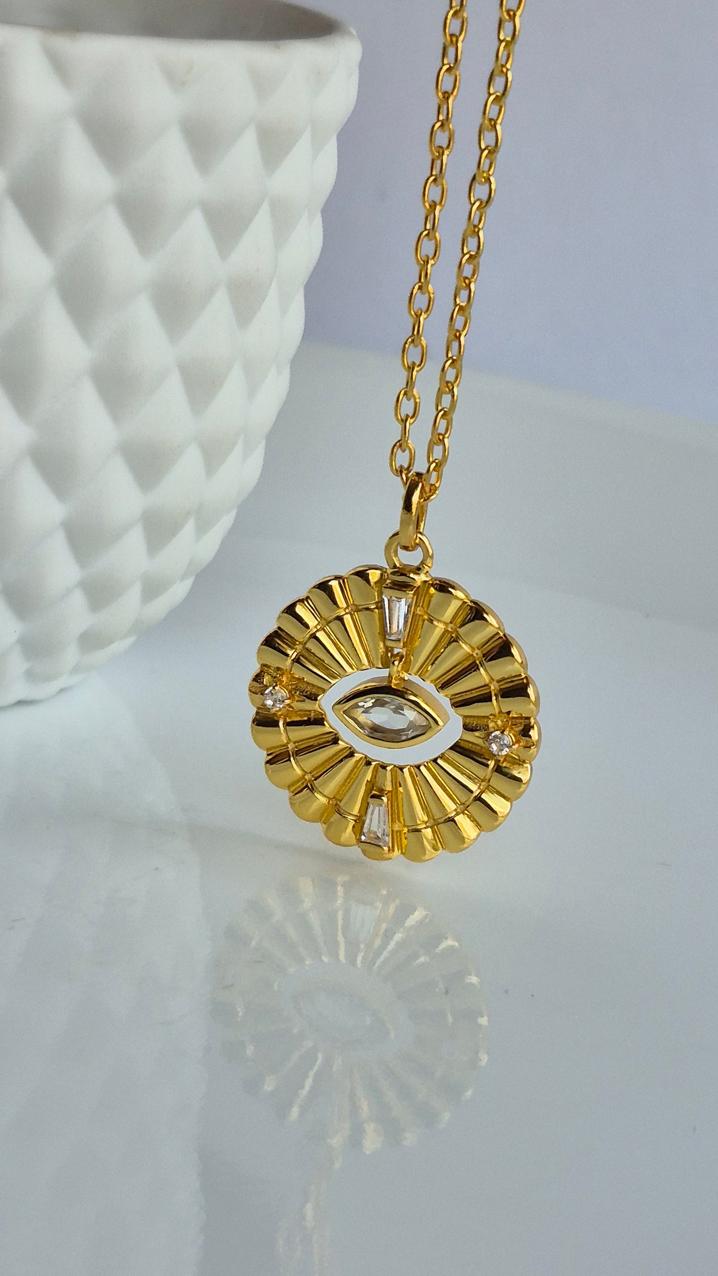evil eye charm pendant