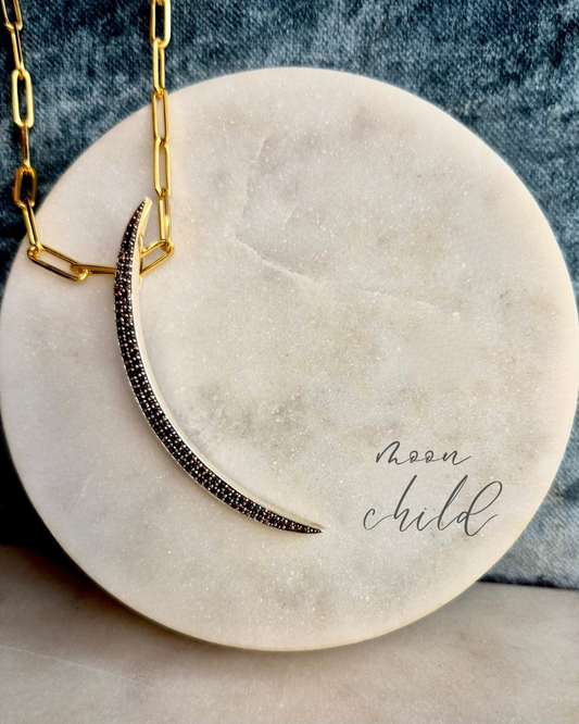 Moonchild Crescent Moon Necklace