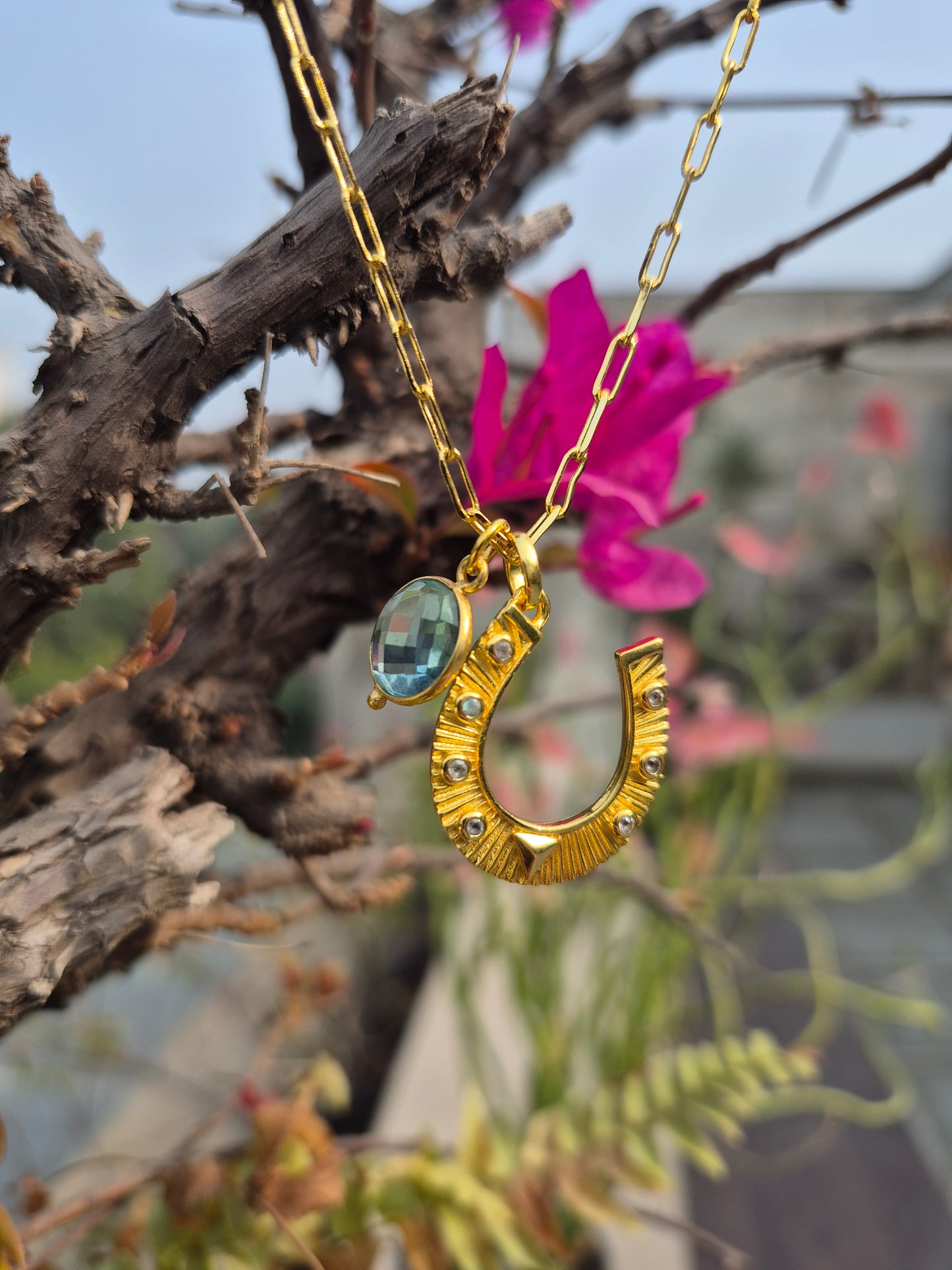 Golden Blessings Horse Shoe