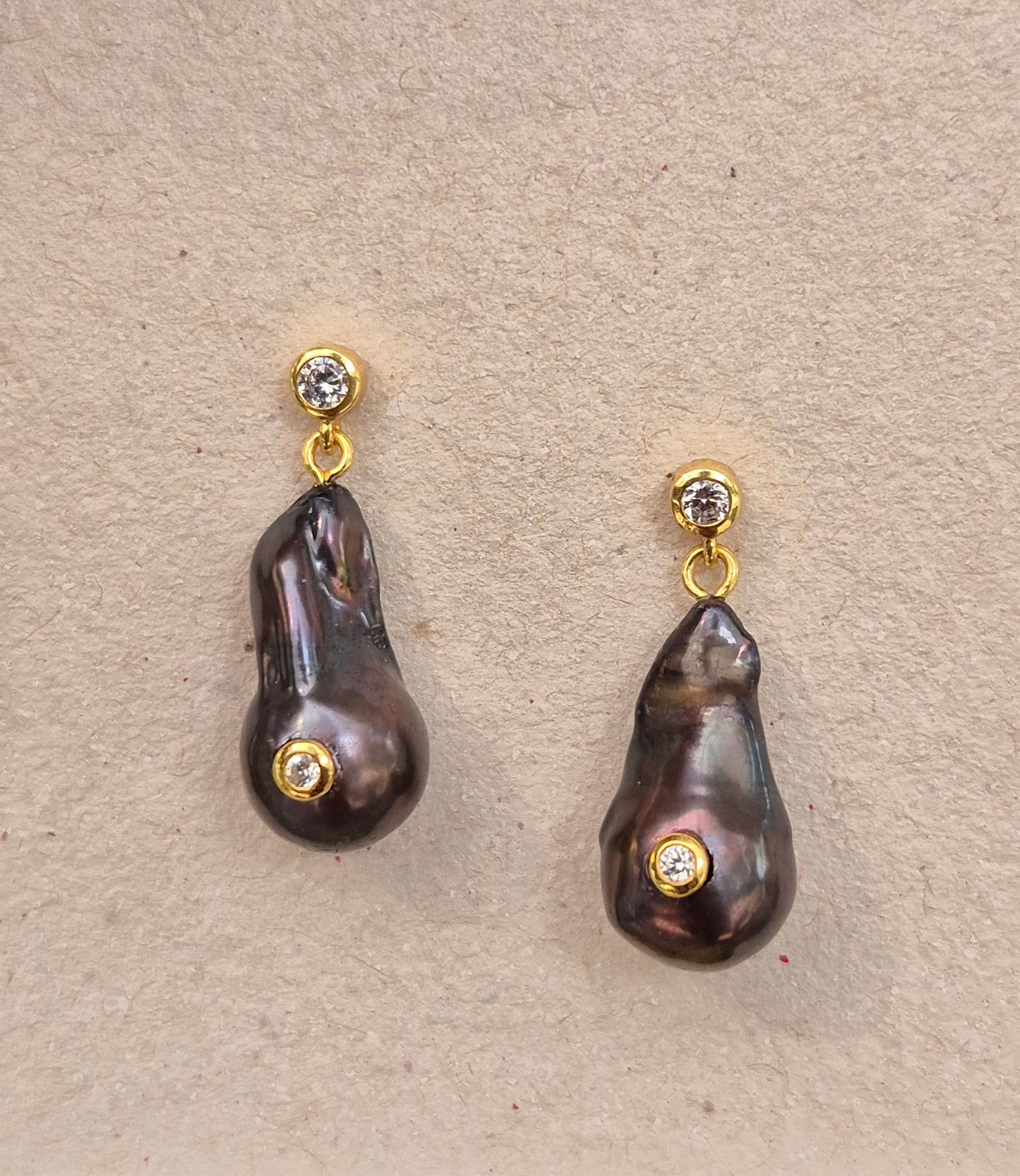 Wabi Sabi - Baroque Pearl Earrings