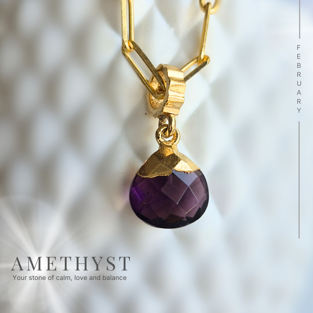 amethyst pendant necklace