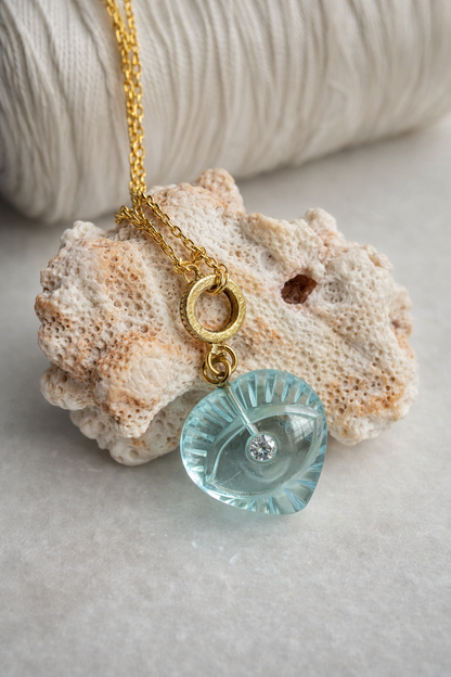 aquamarine pendant
