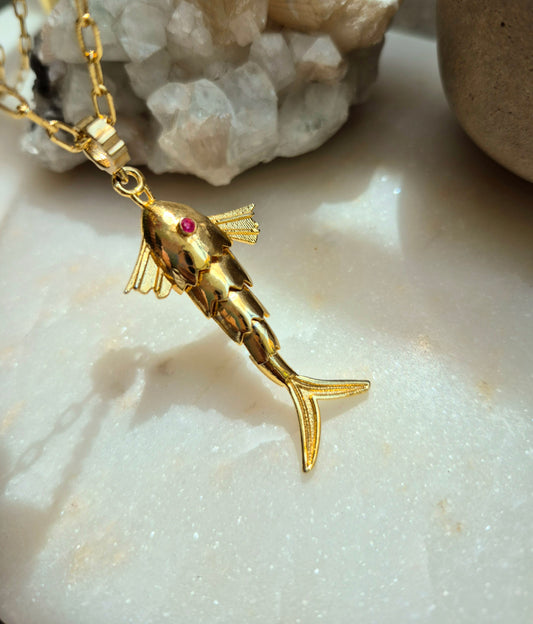fish necklace