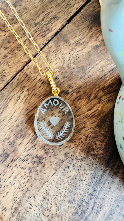 hand engraved quartz