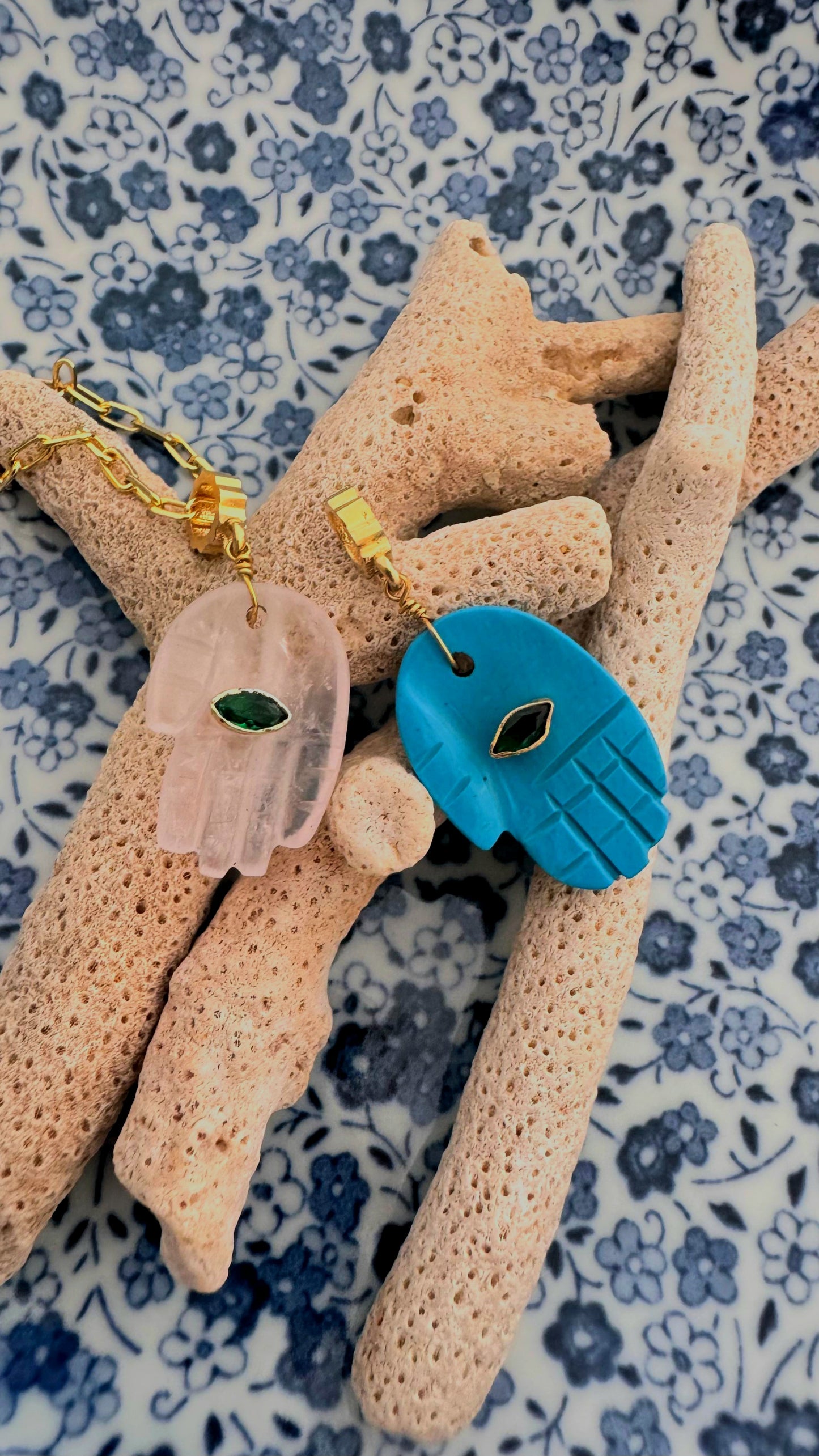 Hand of Blessings Charm Necklace