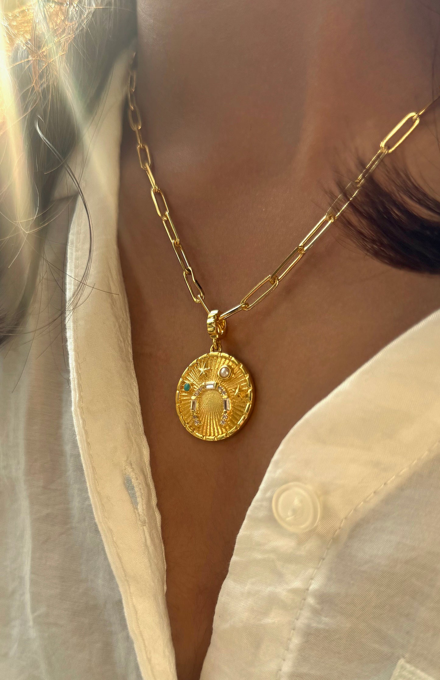 horse shoe cosmic charm